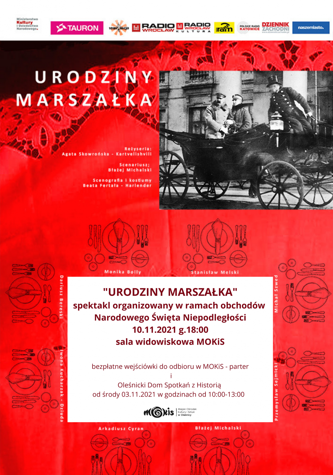 plakat urodziny marszałka